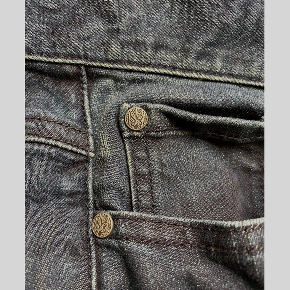 Prana Womens Honour Mid-Rise‎ Relaxed Fit Straight Boyfriend Dark Jeans … - Picture 9 of 10